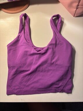 lululemon athletica Violet Supportive Crop Sports Bra